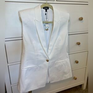 NWT Express Single Breasted Vest